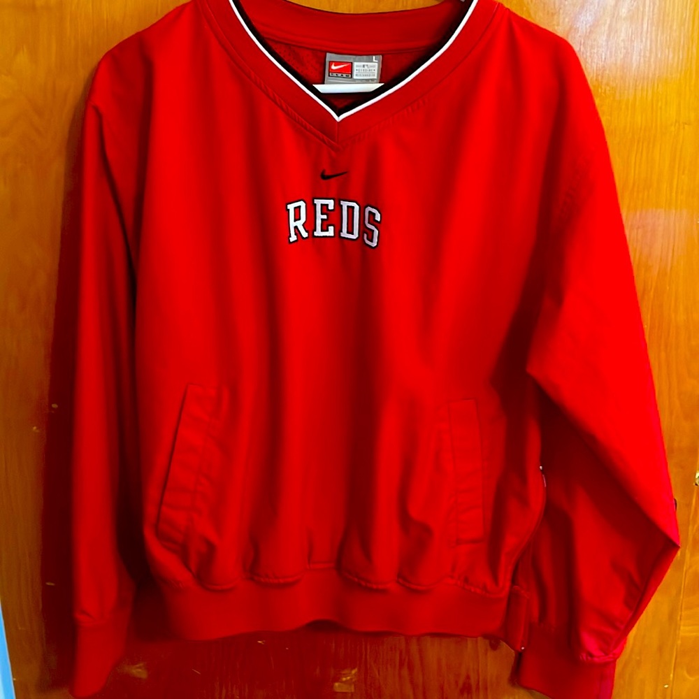 Cincinnati Reds youth Nike pullover